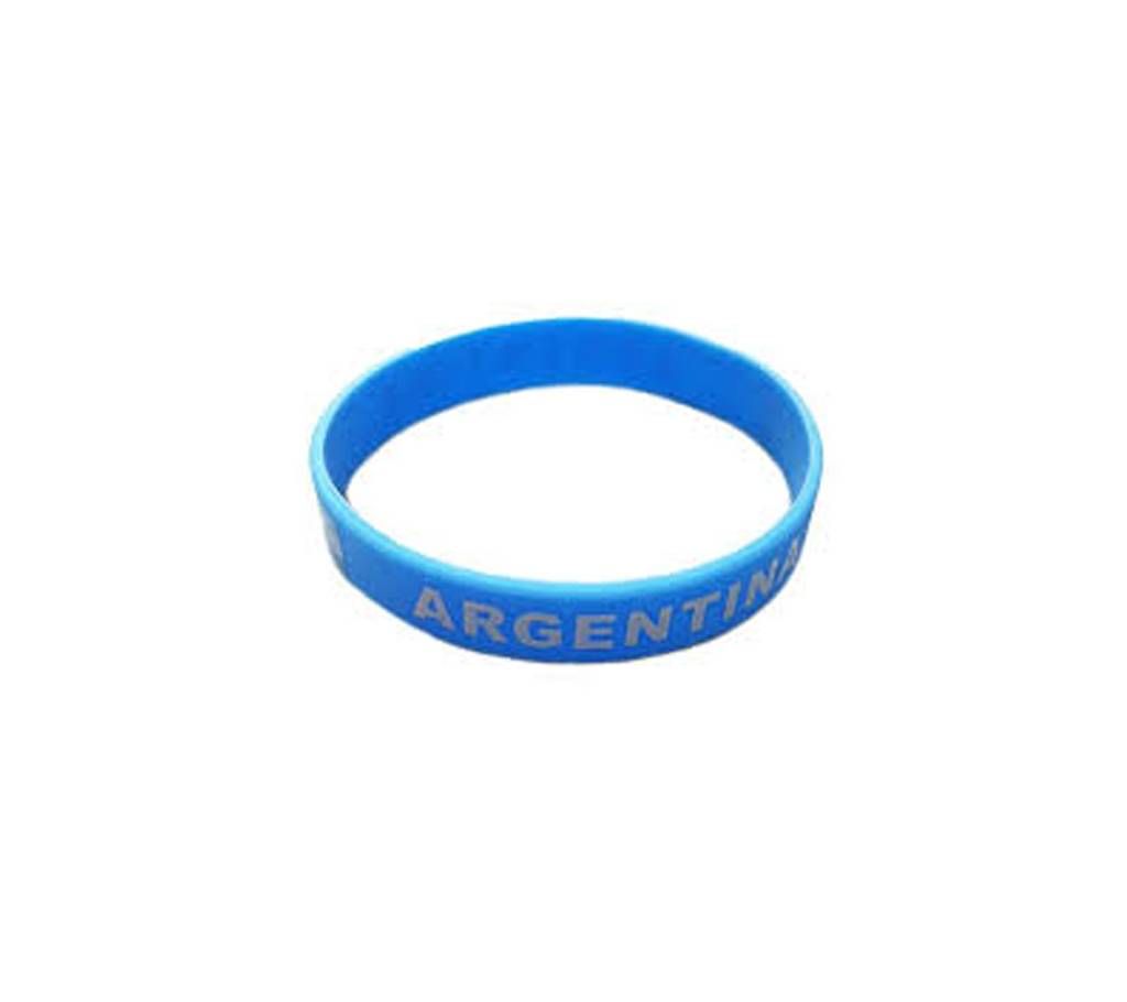 ARGENTINA RUBBER HAND BAND BRACELET