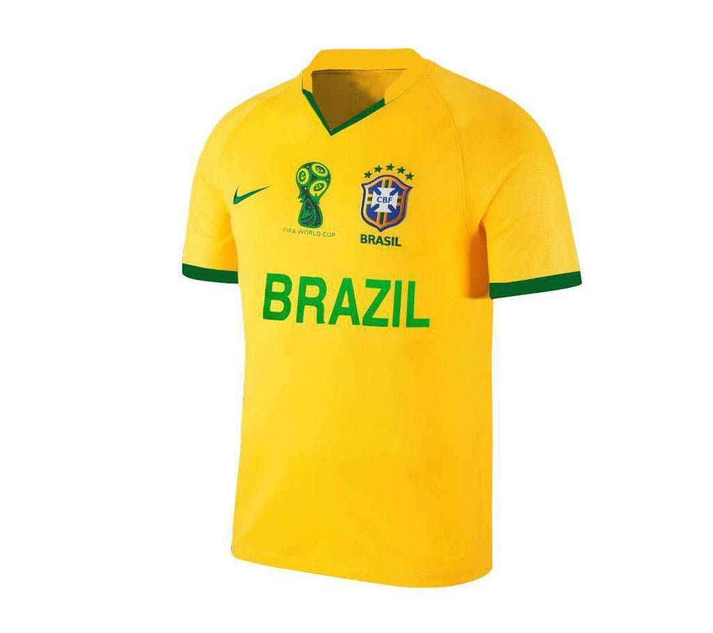 World Cup 2018 Brazil Home Away Short Sleeve Jersey 
