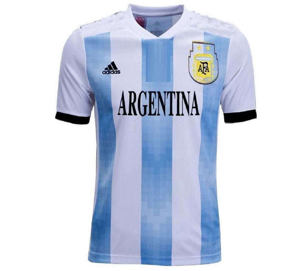 Argentina Home short sleeve Jersey for kids