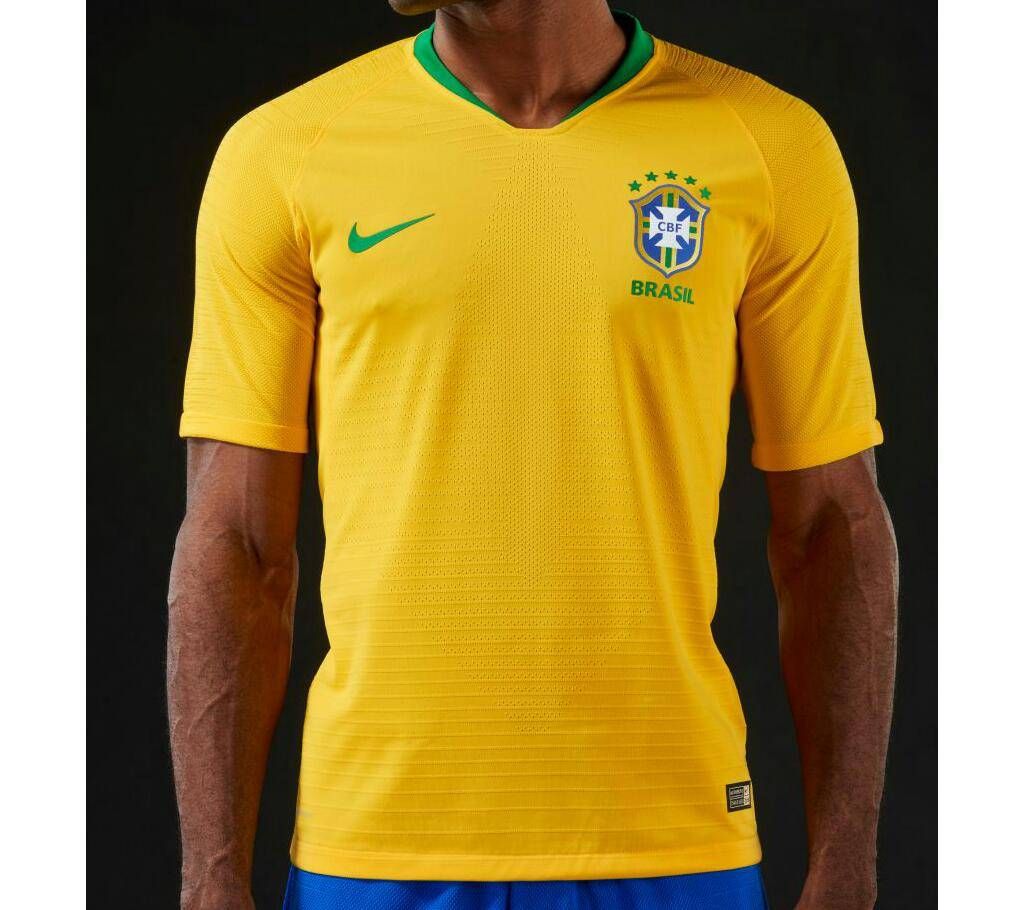 World Cup Brazil Home Jersey Half Sleeve