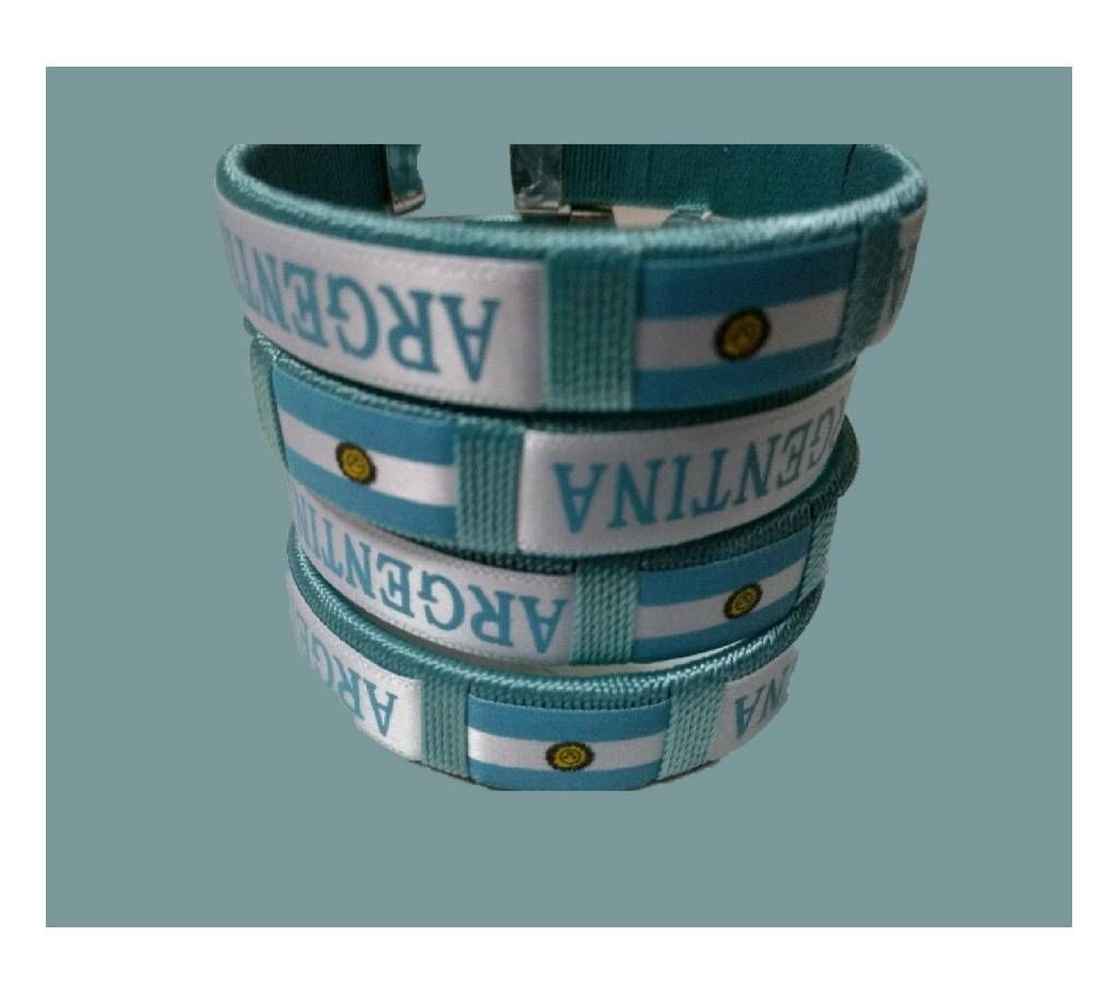 Team Argentina Flag Bracelet - 1 pcs