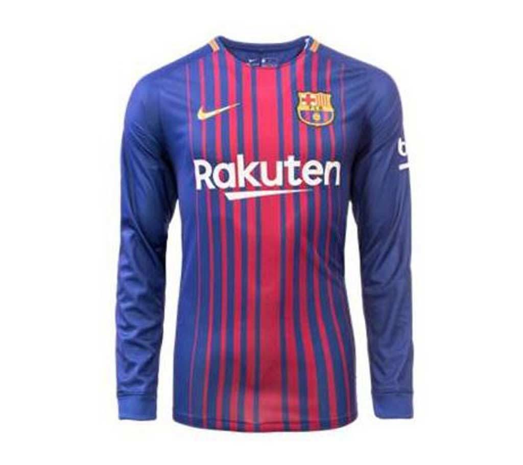 2018 Barcelona Home Full Sleeve Jersey (Copy)