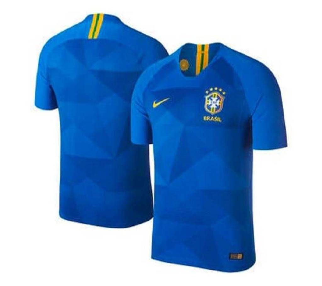 Brazil Away Jersey FIFA World Cup 2018 - Half Sleeve