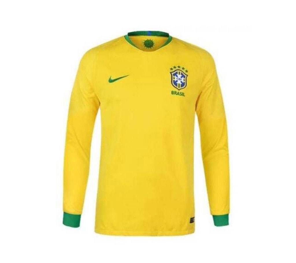 World Cup 2018 Brazil Home Jersey Full Sleeve (Copy)