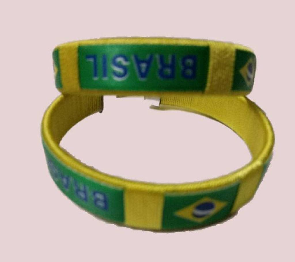 Team Brazil Flag Bracelet - 1 pcs