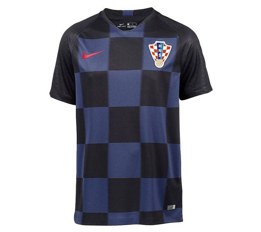 2018 World Cup Croatia Half Sleeve Away Jersey (Copy)