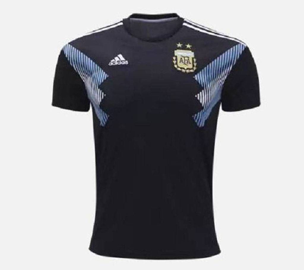 Half Sleeve Argentina Away Jersey FIFA World Cup 2018