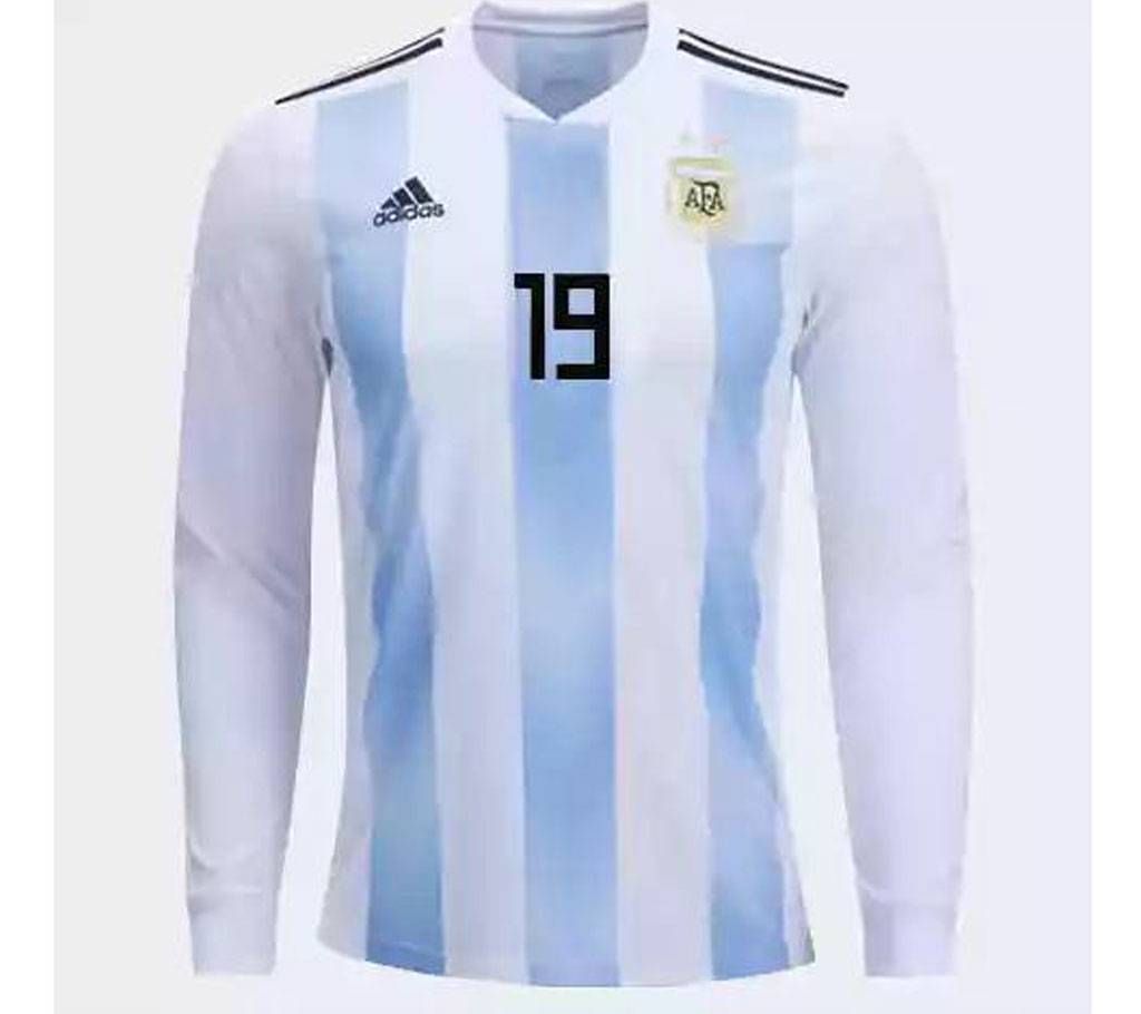 World Cup 2018 Argentina Home Jersey Full Sleeve (Copy)