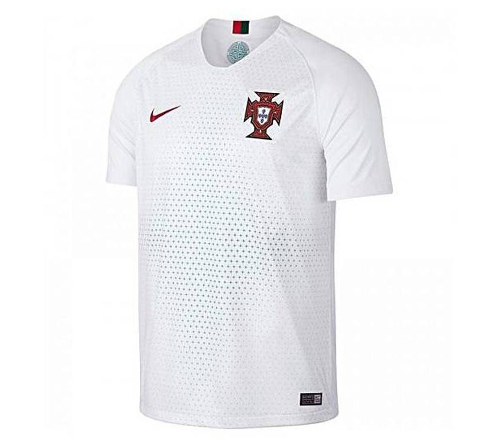 Portugal Half Sleeve Away Jersey