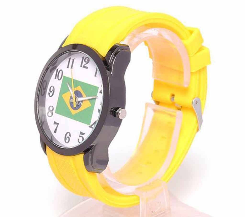 Hand watch for Brazil fans