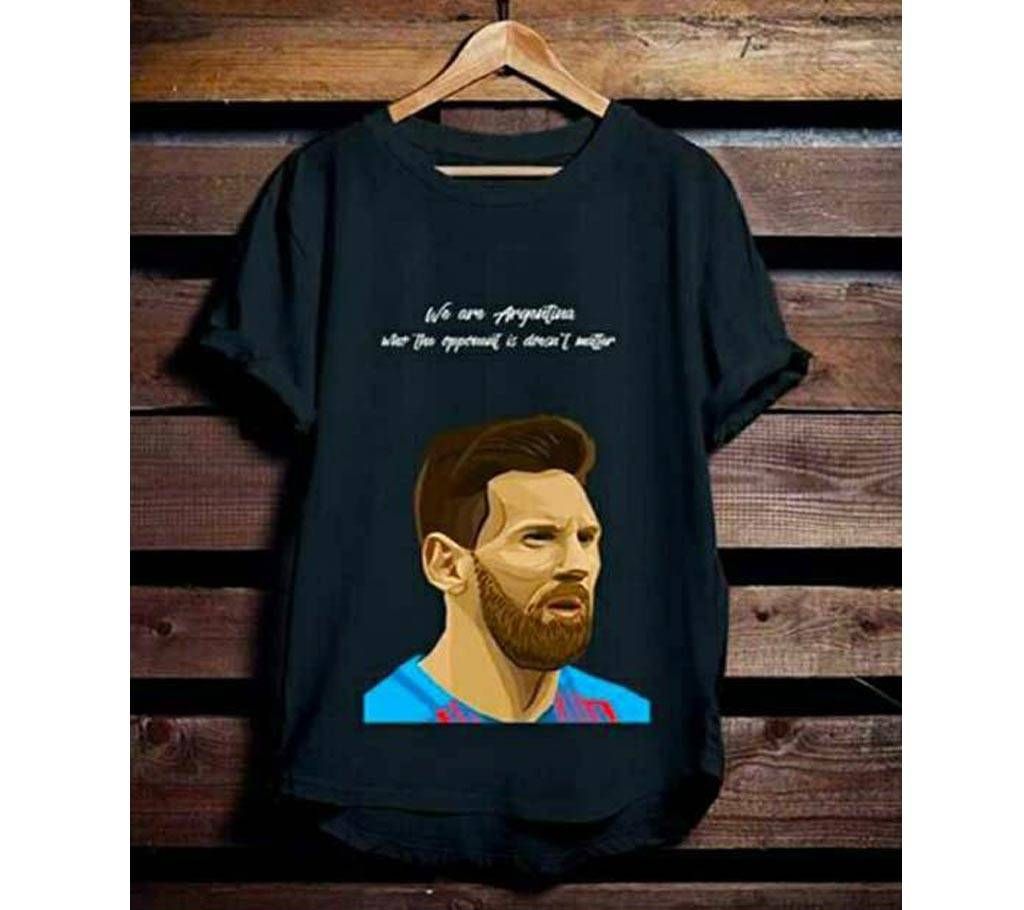 Pack of 2 Messi Short Sleeve Cotton T-Shirt Combo