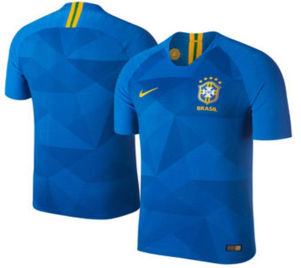 World Cup 2018 Brazil Away Half Slave Jersey