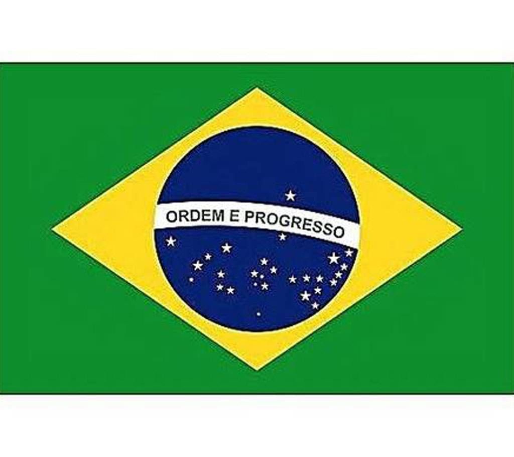 Brazil National Flag - 10 x 3.5 Feet  