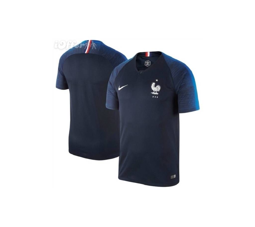 France Home Jersey FIFA World Cup 2018 - Half Sleeve