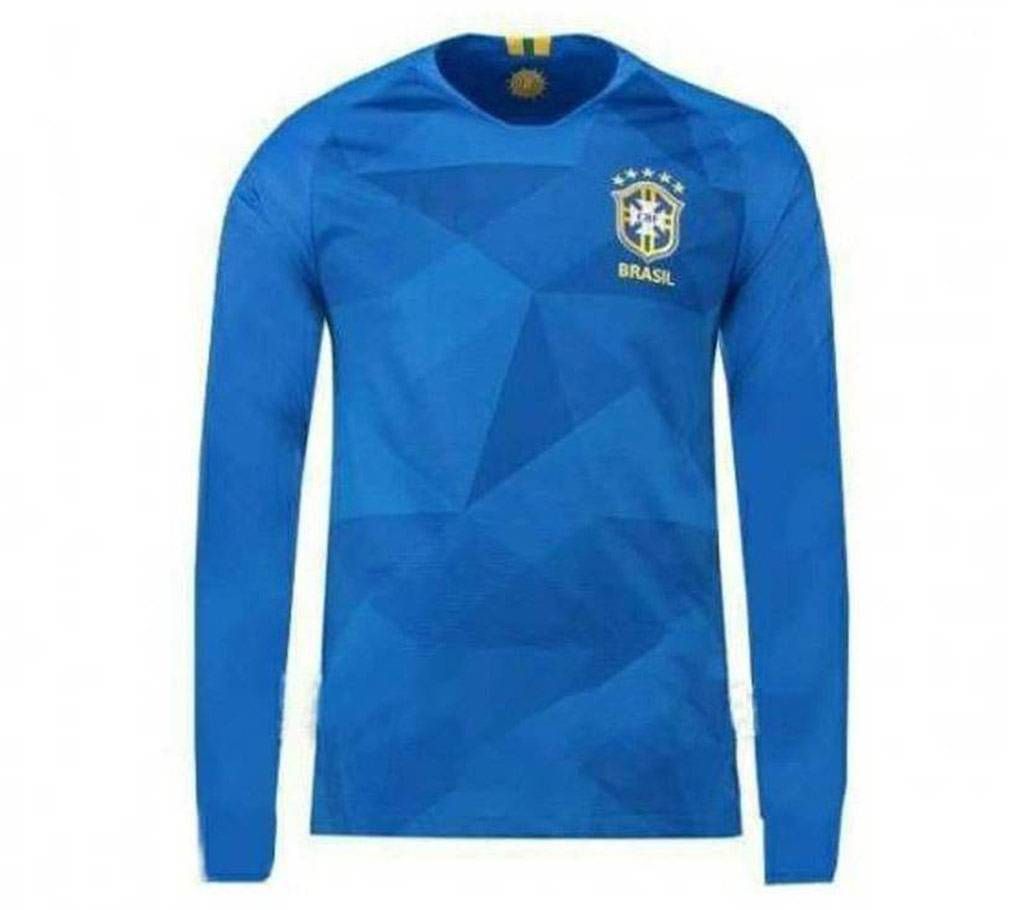 Brazil Long Sleeve Away Jersey 2018