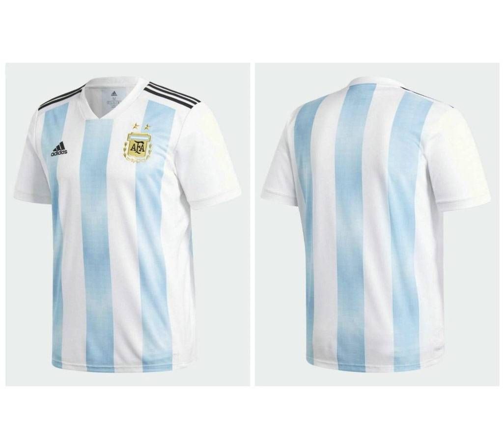 world cup 2018 argentina half sleeve jersey copy