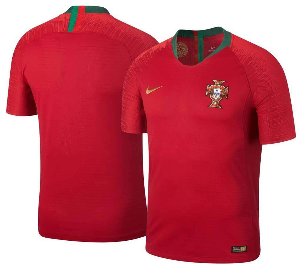 Portugal Home Jersey FIFA World Cup 2018 - Half Sleeve
