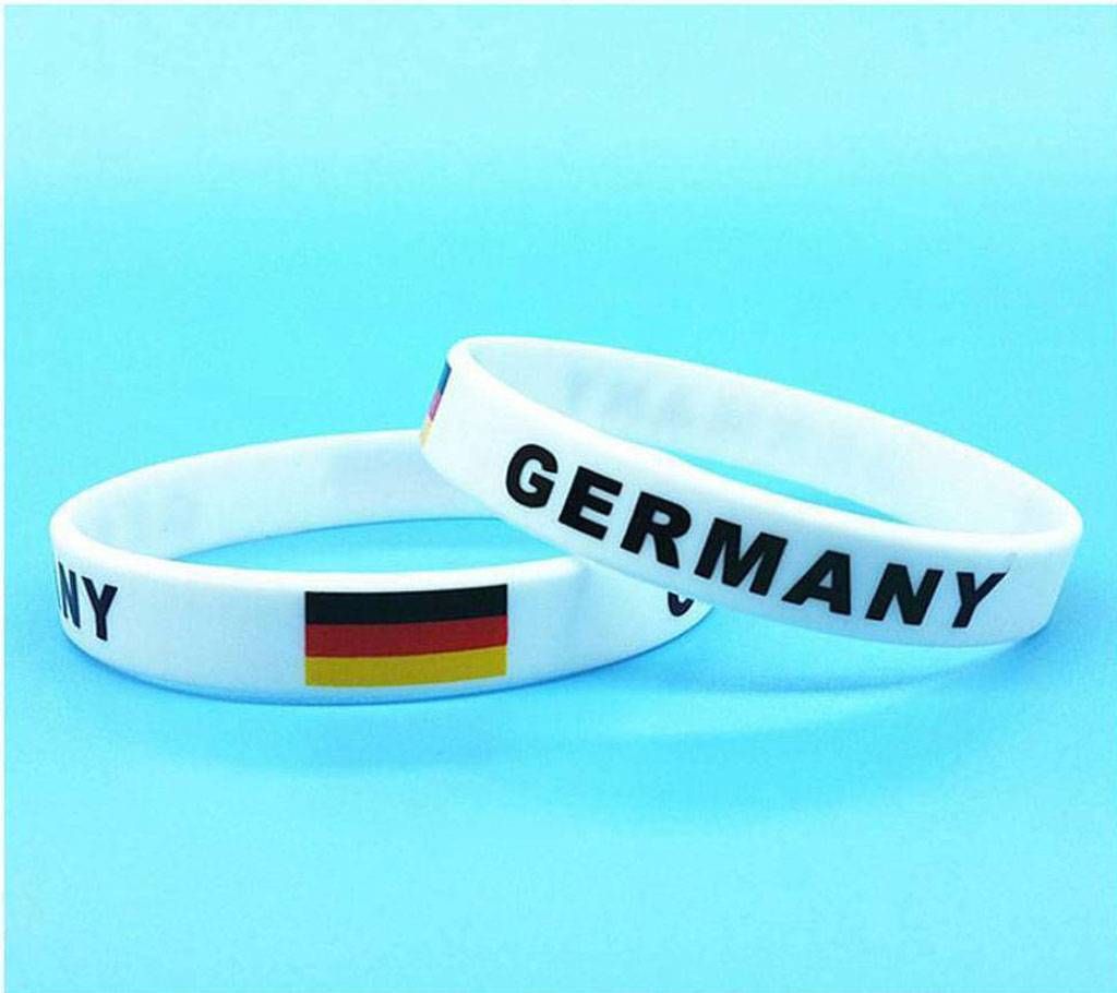 Germany Rubber Hand Band Bracelet (2 Pcs)