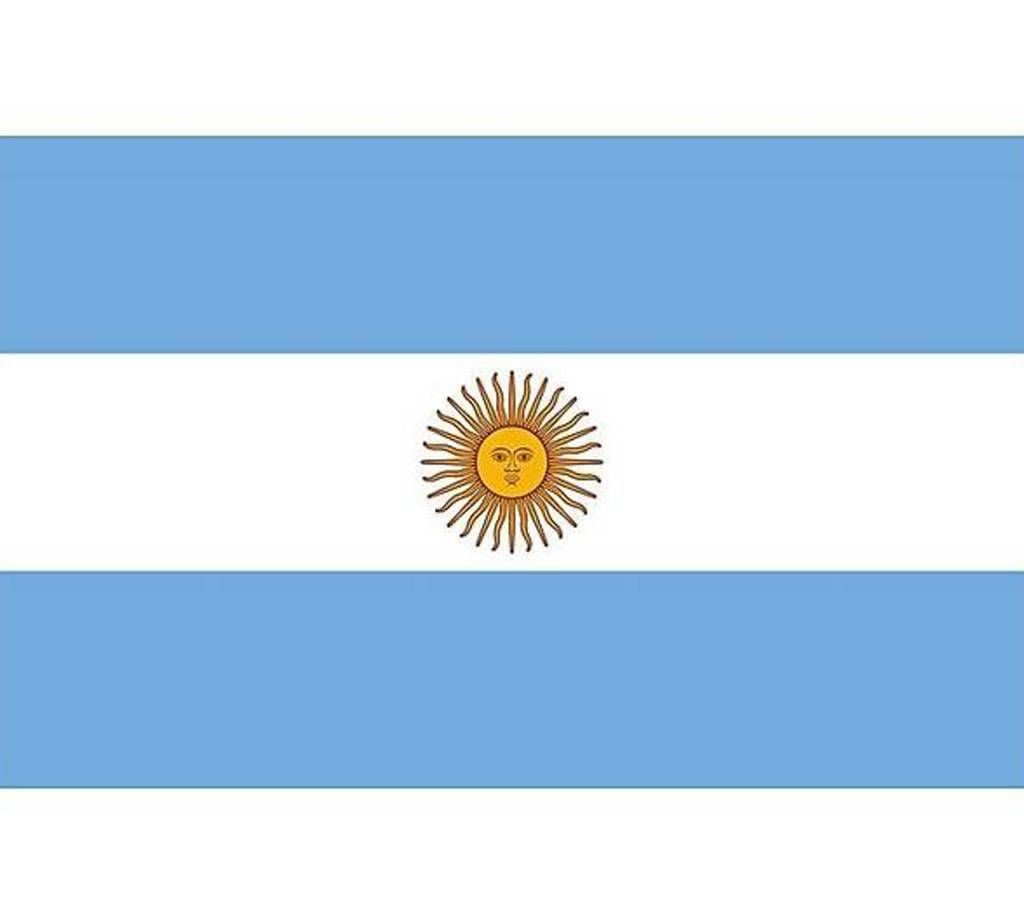 Argentina National Flag - 10 x 3.5 Feet (Local)