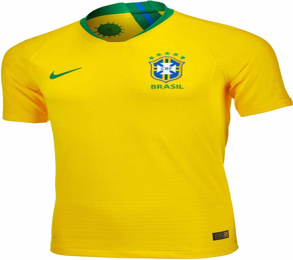2018 World Cup Brazil Home Half Sleeve Home Jersey (Copy)