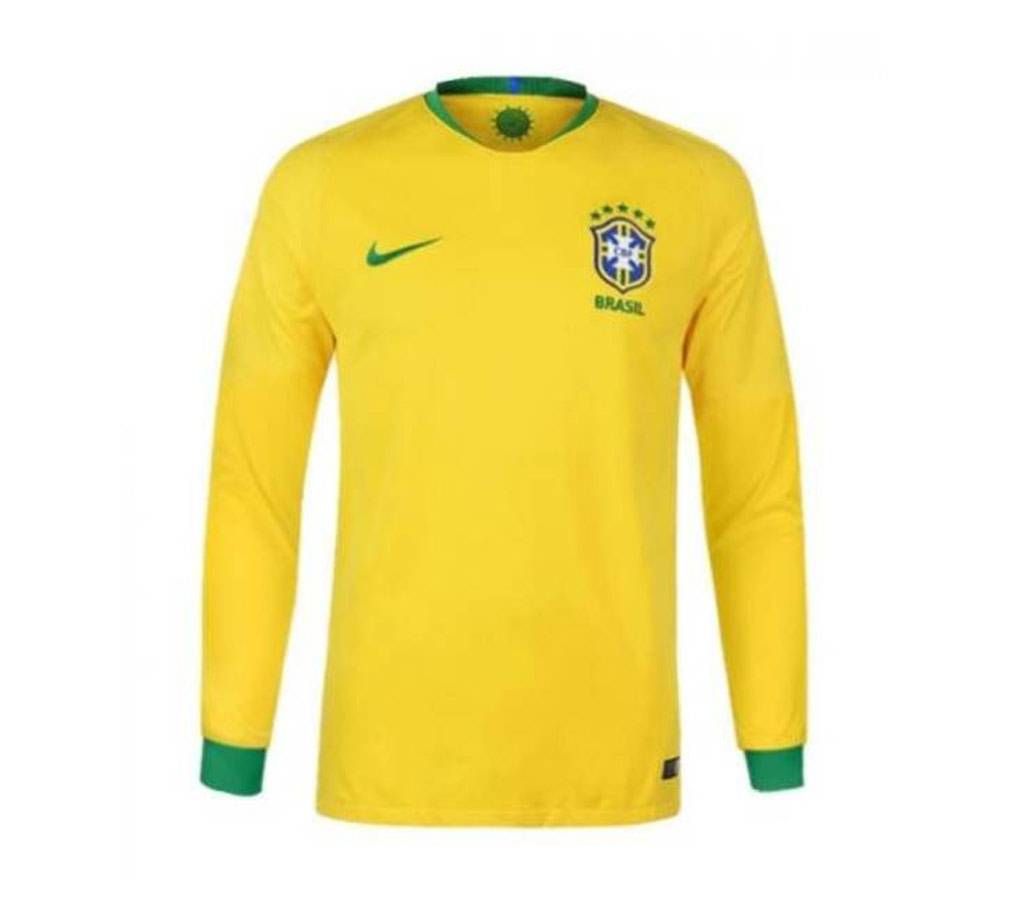 2018 World Cup Brazil Home Long Sleeve Jersey (Copy)