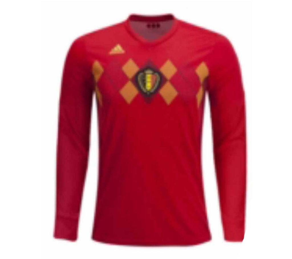 2018 World Cup Belgium Home Customized Full Jersey (Copy)