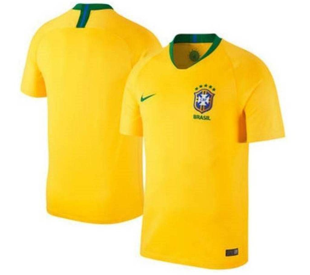 World Cup 2015 Brazil Home Short-Sleeve Jersey