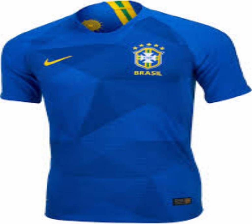 2018 World Cup Brazil Away Half Sleeve jersey (Copy)
