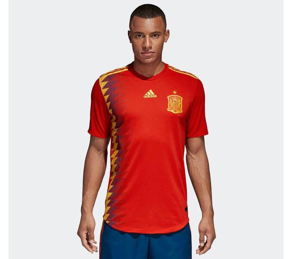 world cup 2018 spain half sleeve jersey copy