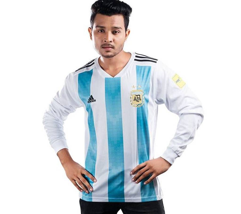 Argentina Full Sleeve World Cup Jersey (Copy)