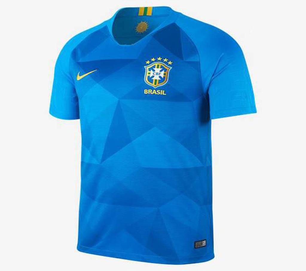 2018 World Cup Brazil Short Sleeve Away Jersey (Copy)