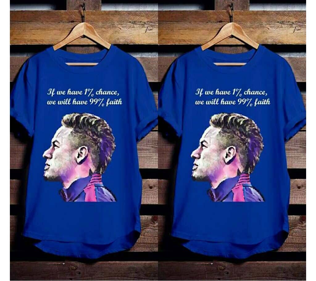 2pcs Neymar Short Sleeve Cotton T-Shirt Combo 