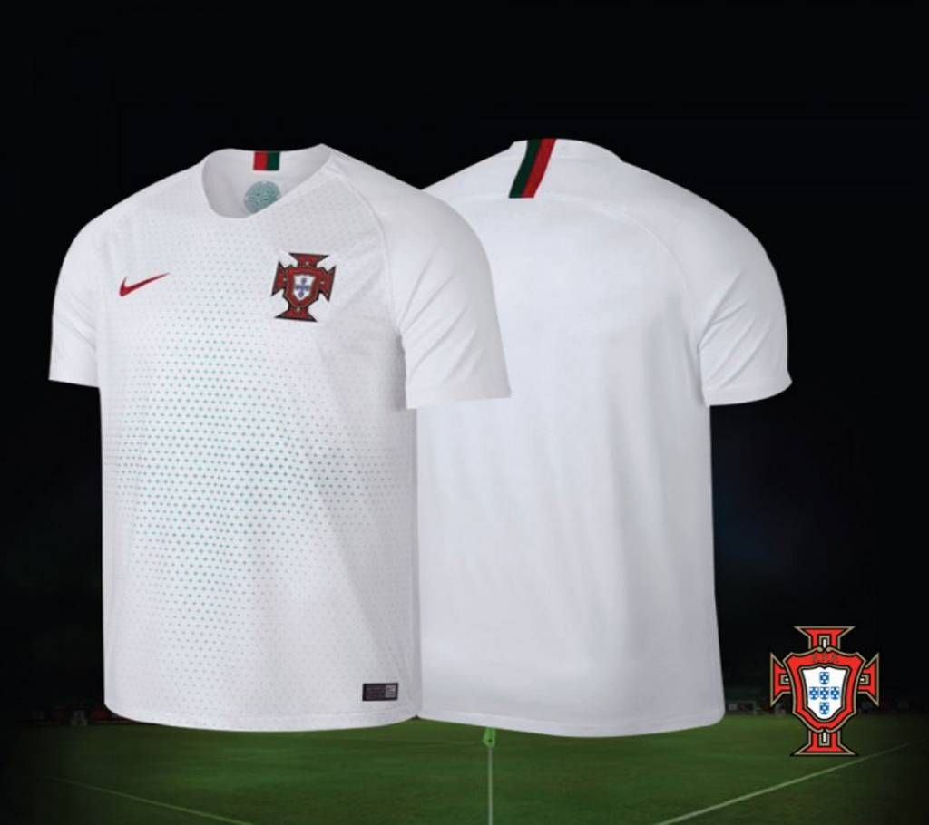 2018 World Cup Portugal Away Half Sleeve Jersey (Copy)