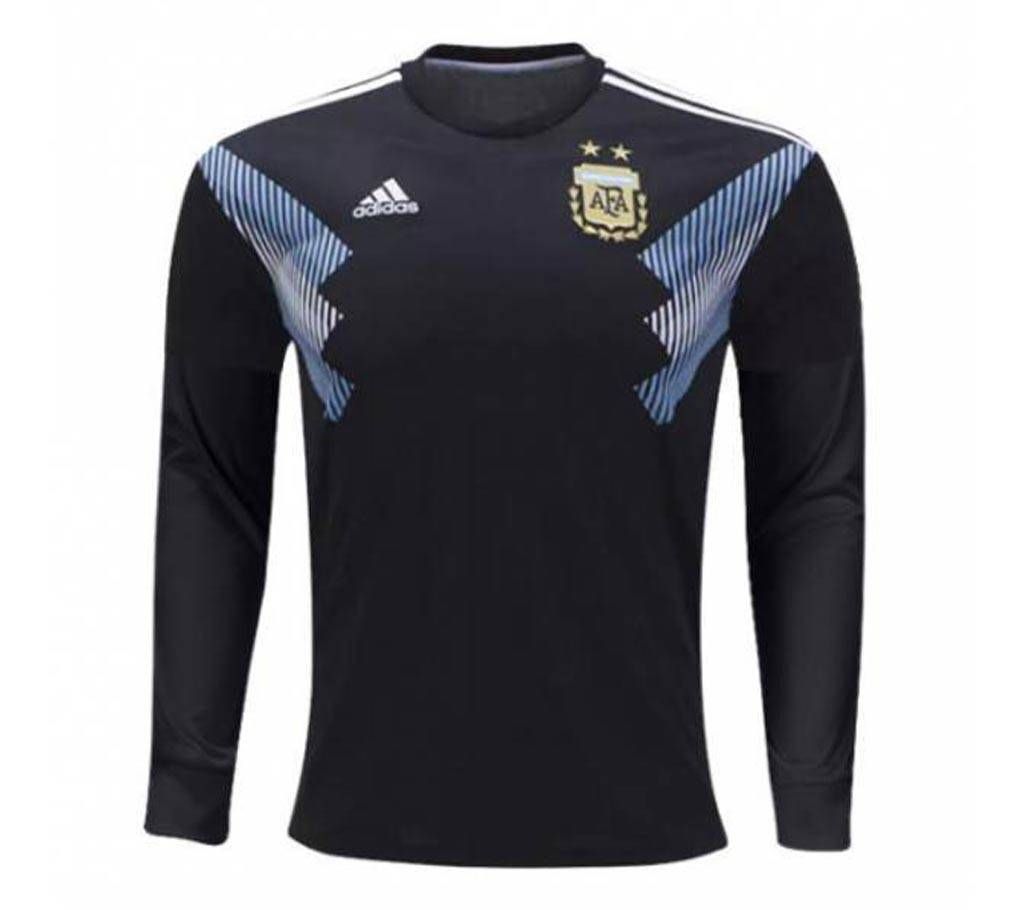 2018 World Cup Argentina Long Sleeve Away Jersey (Copy)