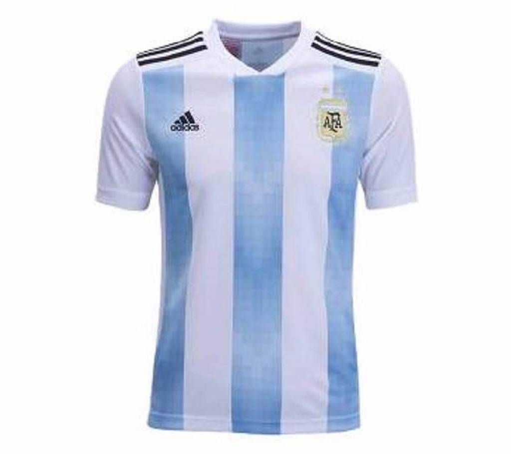 2018 World Cup Argentina Half Sleeve Home Jersey (copy)