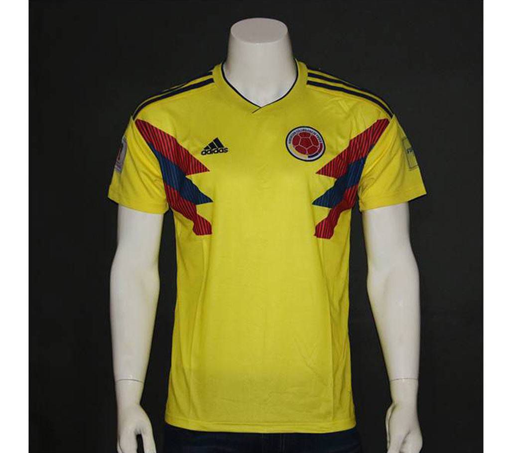Colombia Home Half Sleeve Jersey World Cup 2018