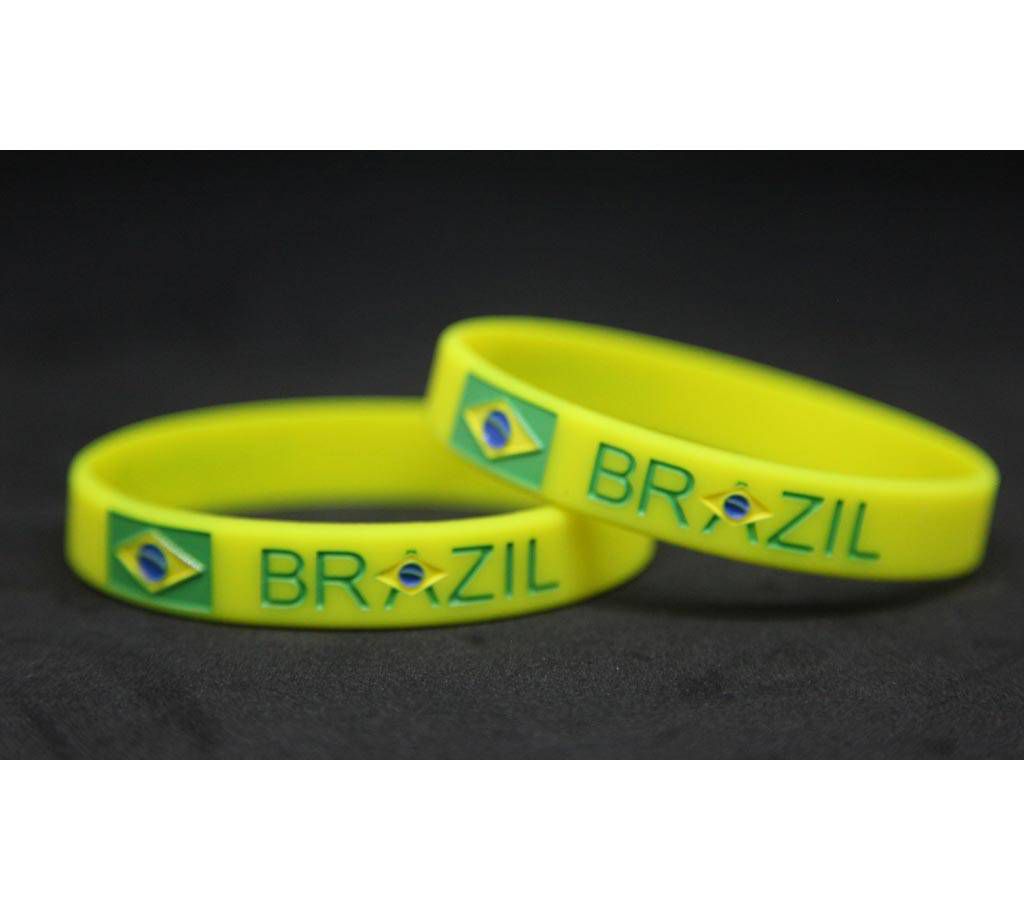 Logitech M238 Wireless Mouse (Brazil Flag Painted) - Free 1 pcs Brazil wristband