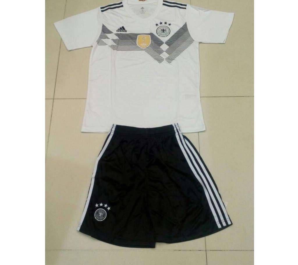 Germany Football Jersey For Kids with Shorts