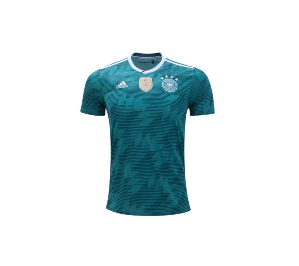 2018 World Cup Germany Away ShortSleeve Jersey copy (145-155 GSM)