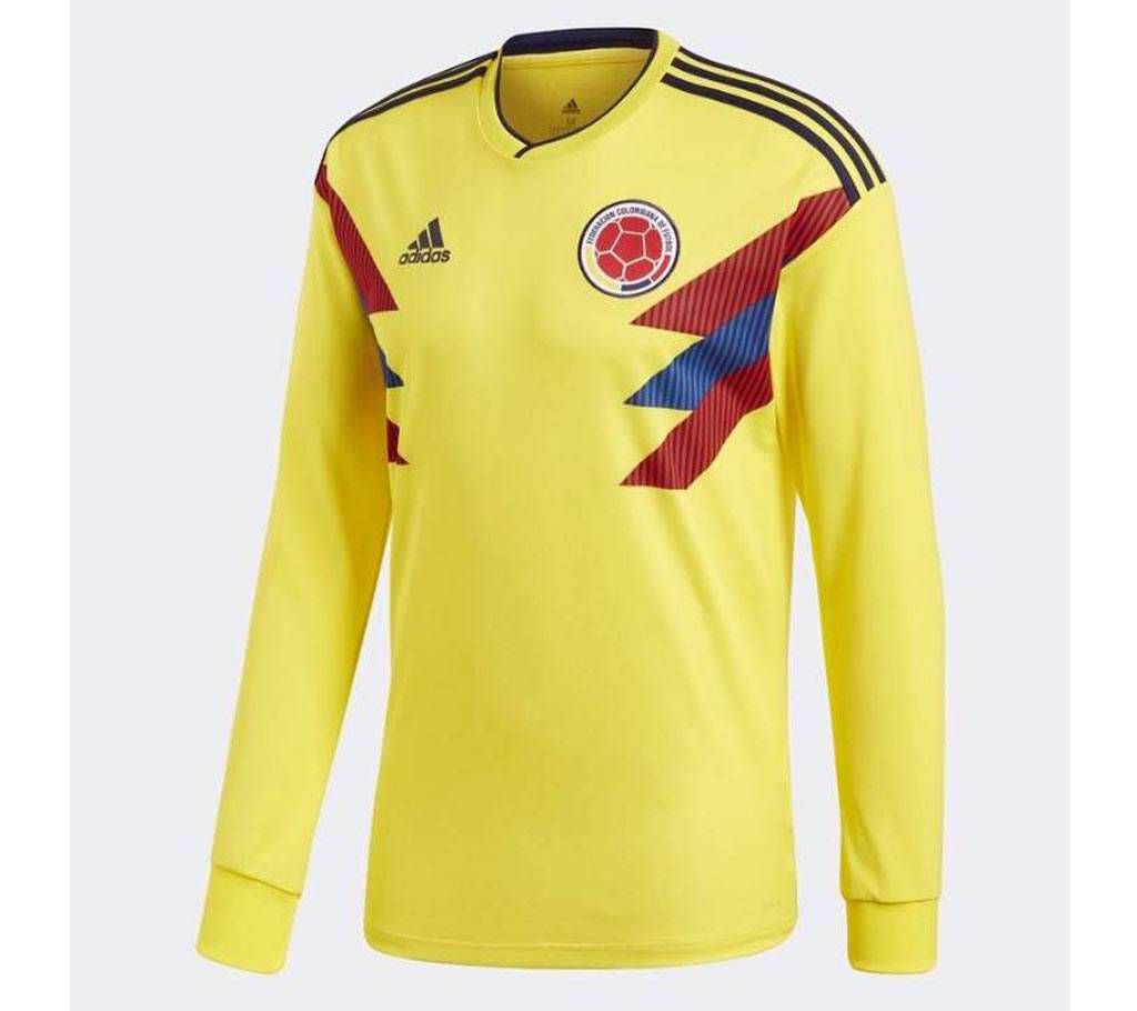 Columbia 2018 World Cup Long Sleeve Home Jersey