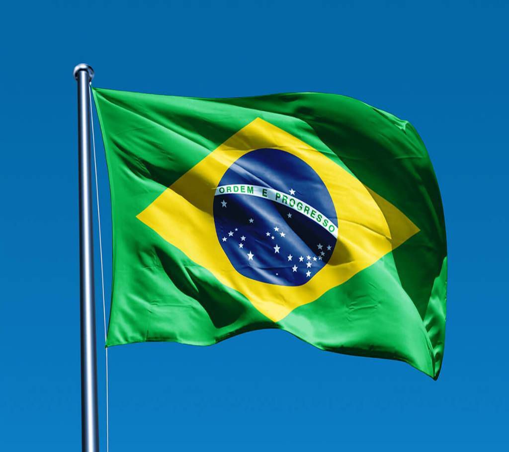 Brazil Flag 5 Feet with Sublimation Print