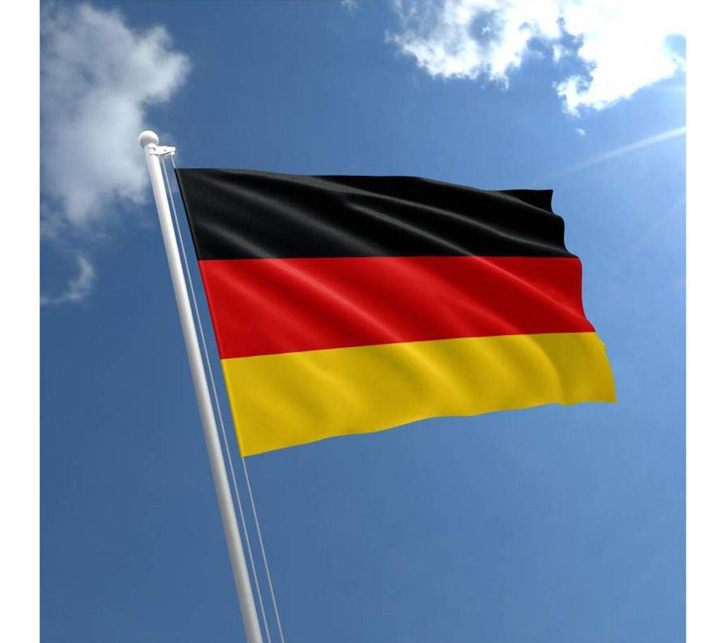 Germany Flag 5 Feet with Hand Stitch
