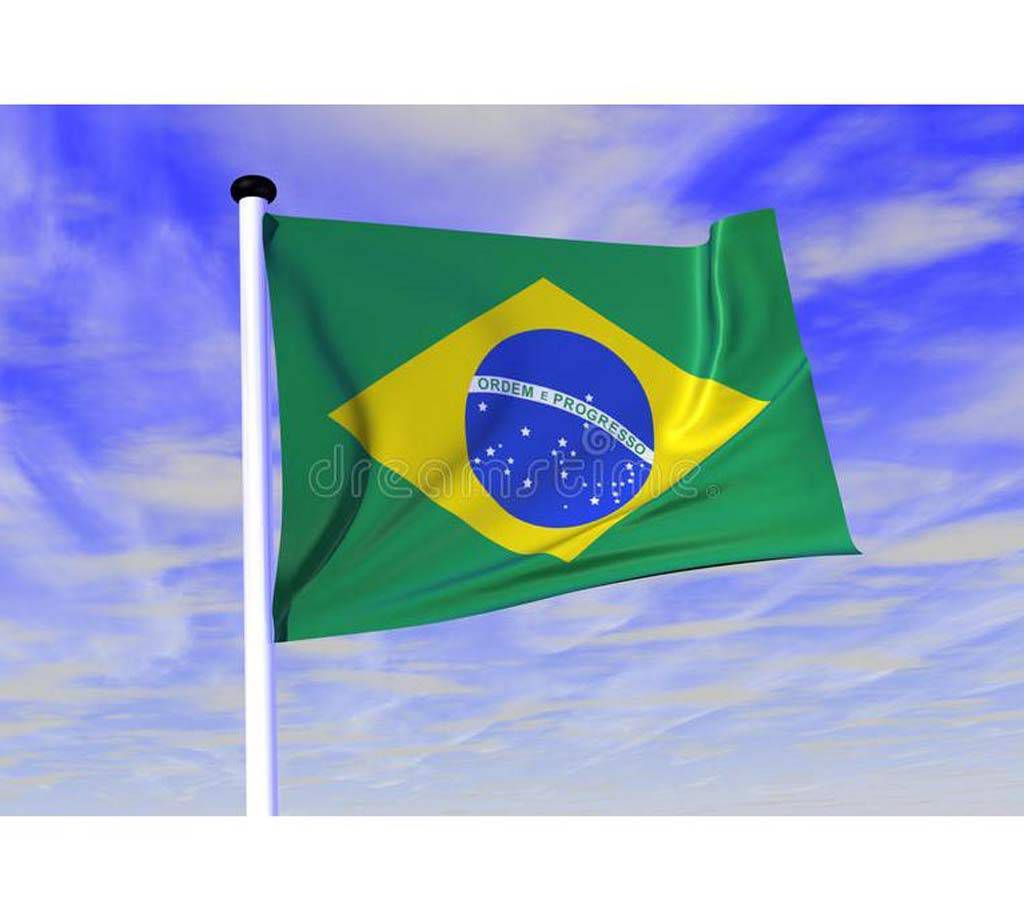 Brazil National Flag -5 Feet